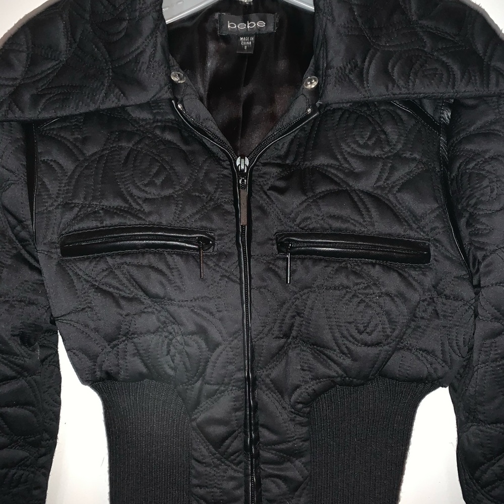 BeBe cropped jacket! Super cute & flattering.